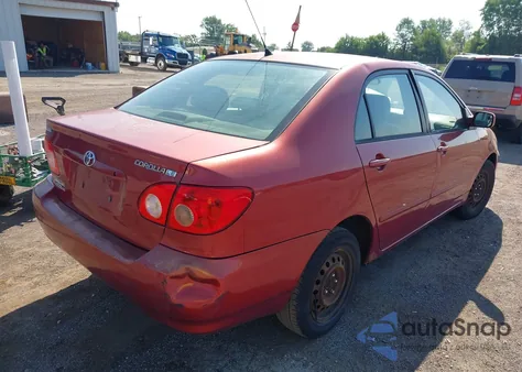 2005 Toyota Corolla Le z USA, uszkodzony, nr VIN 1NXBR32E65Z365058